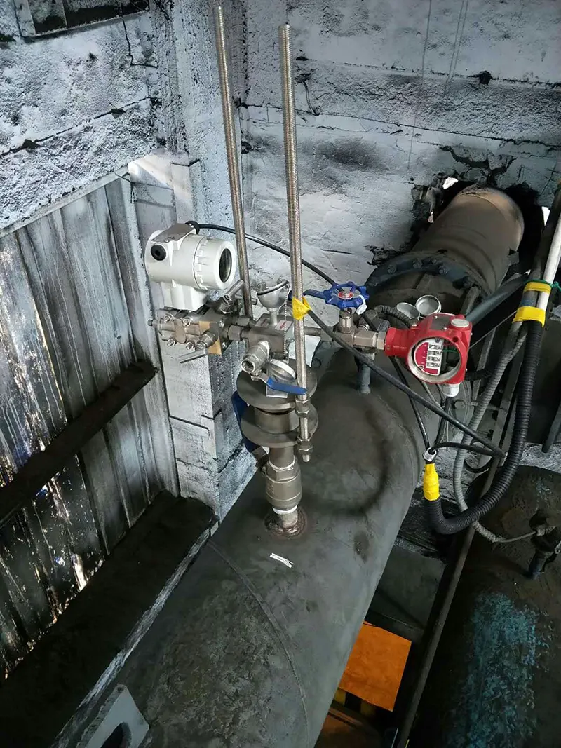 application industrielle du débitmètre Pitoba pitoba flow meter industrial application