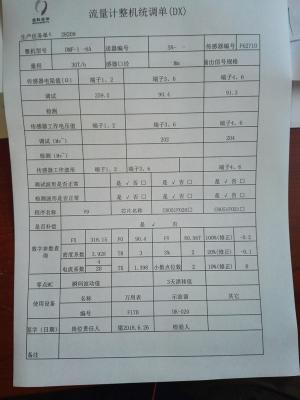 Liste des tableaux de configuration d'usine des paramètres du débitmètre Coriolis