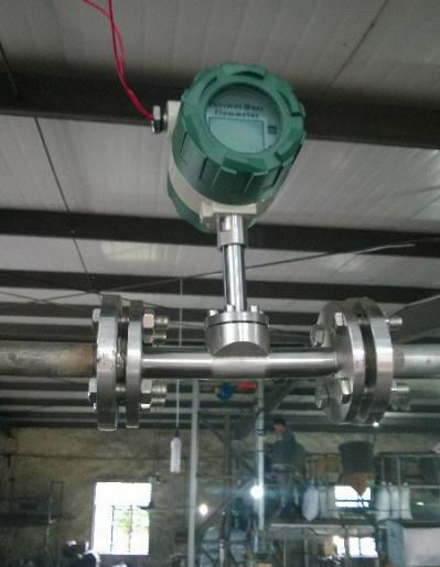thermal mass flow meter for gas