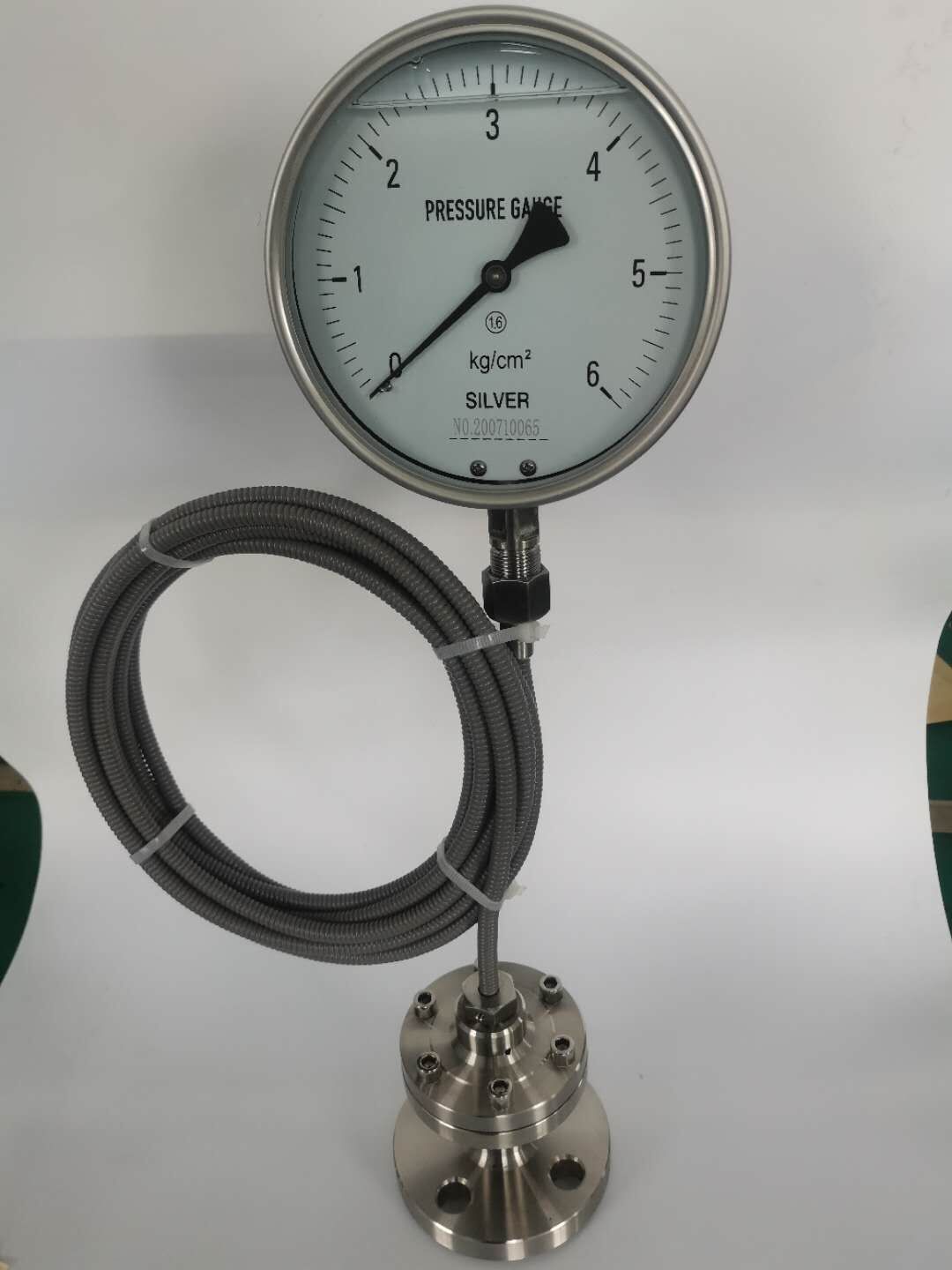 Manomètre Rempli D’huile - Cadran 2,7" (68mm) - Plage 0-28 Bar / 0-400 Psi - Connexion 1/4" BSP - Pour Machines, Industrie, Compresseurs