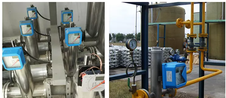 Variable area flow meter for water flow measurement débitmètre à section variable pour la mesure du débit d'eau