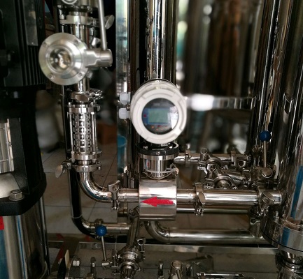 Débitmètre électromagnétique hygiénique pour la fermentation