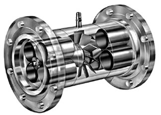Débitmètre à turbine électronique pour gaz et liquide