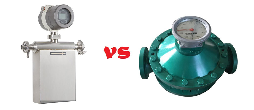 Débitmètre Coriolis et débitmètre à engrenage ovale pour liquides à haute viscosité