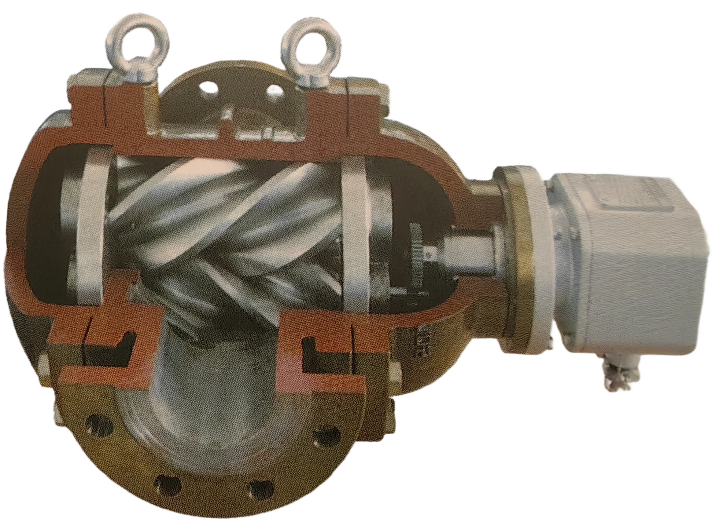 Débitmètre PD 12 pouces pour huile et carburant 12-inch (DN300) helical gear positive displacement flow meter for oil and fuel