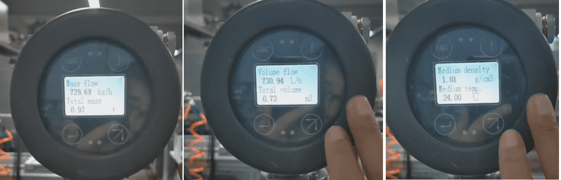 débitmètre Oriolis pour la mesure du débit de boues oriolis flow meter for slurry flow measurement