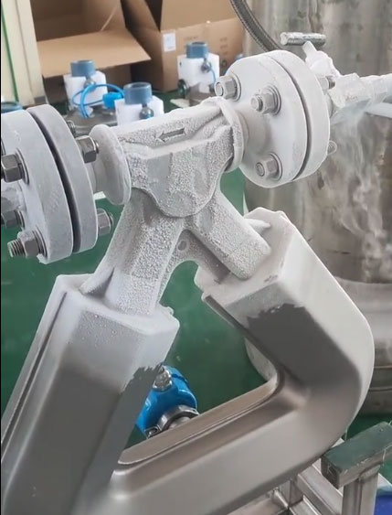 Cryogenic LOX flow measurement